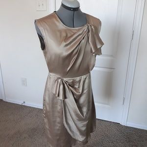 SALE 🌟 Golden Beige Drape Dress